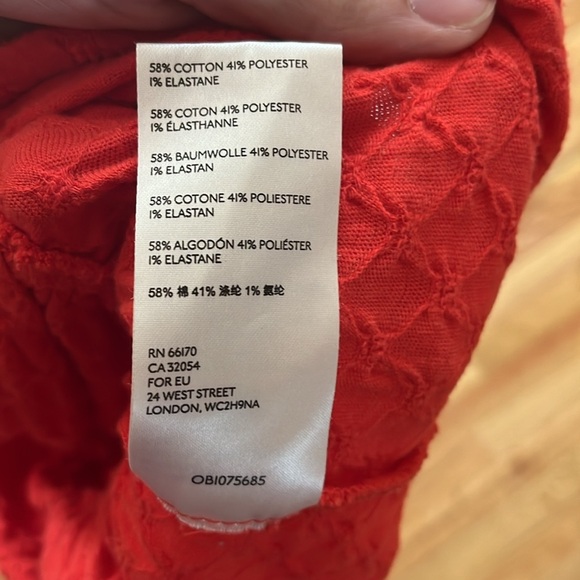 FREE PEOPLE ladybug long sleeved corset shirt size small - Picture 6 of 6